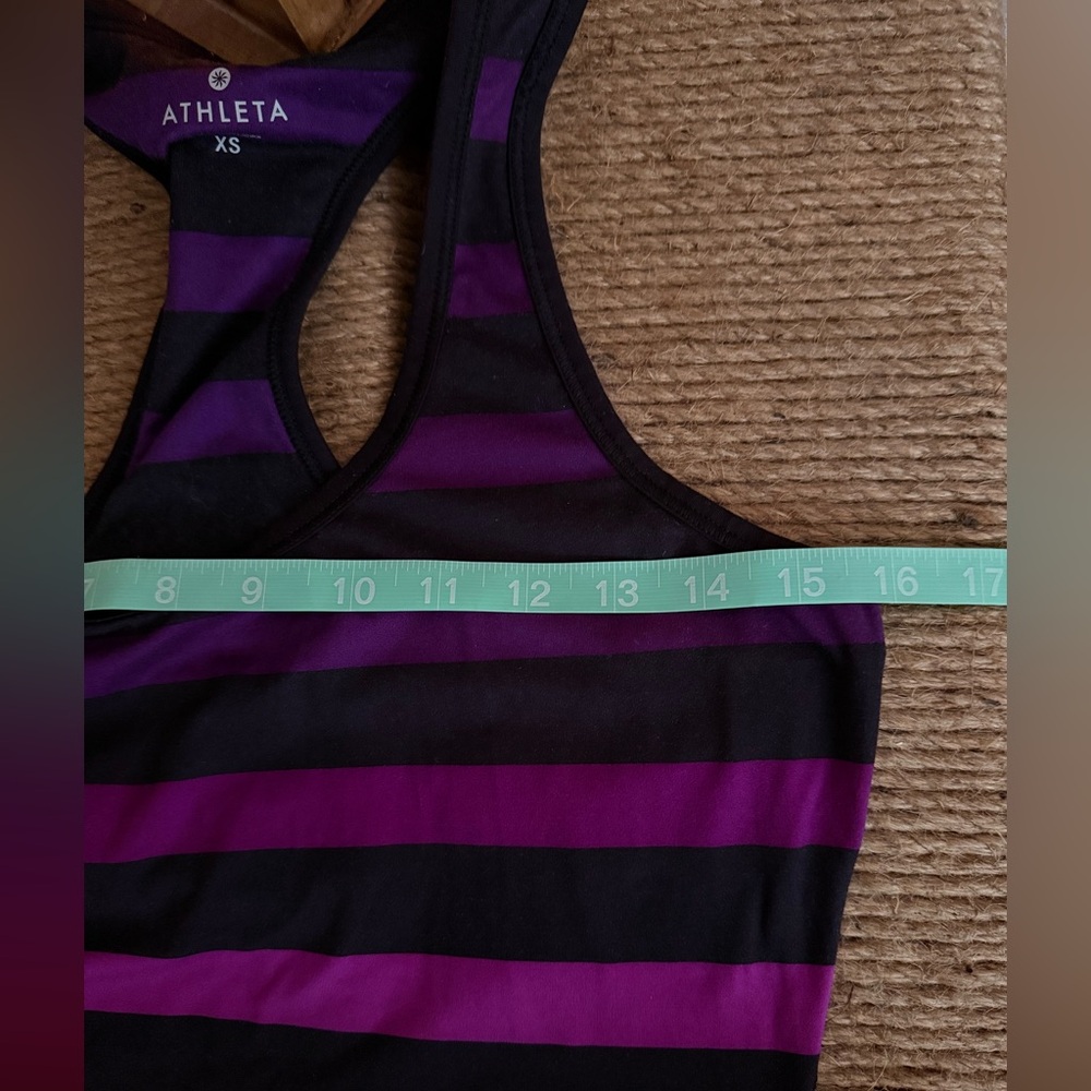 Chi Tank Bold Stripe in Majestic Purple - Picture 4 of 5
